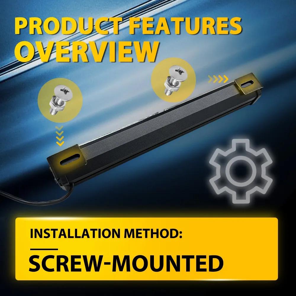 פנסי חרום צ'קלקה לד לרכבי בטחון ושטח בצבע כתום עם 10 צורות הבהובים 30ס"מ, 12-24V נגד מים – תמונה 4